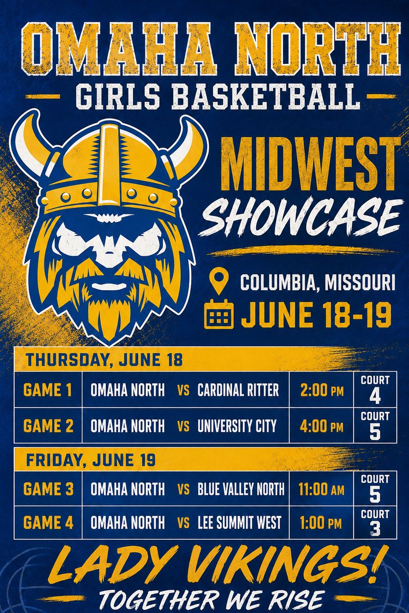 OPS_VikingsGBB's tweet photo. The Lady Vikings are headed to the Midwest Showcase @MW_Showcase https://t.co/Bp9f3RQFZi