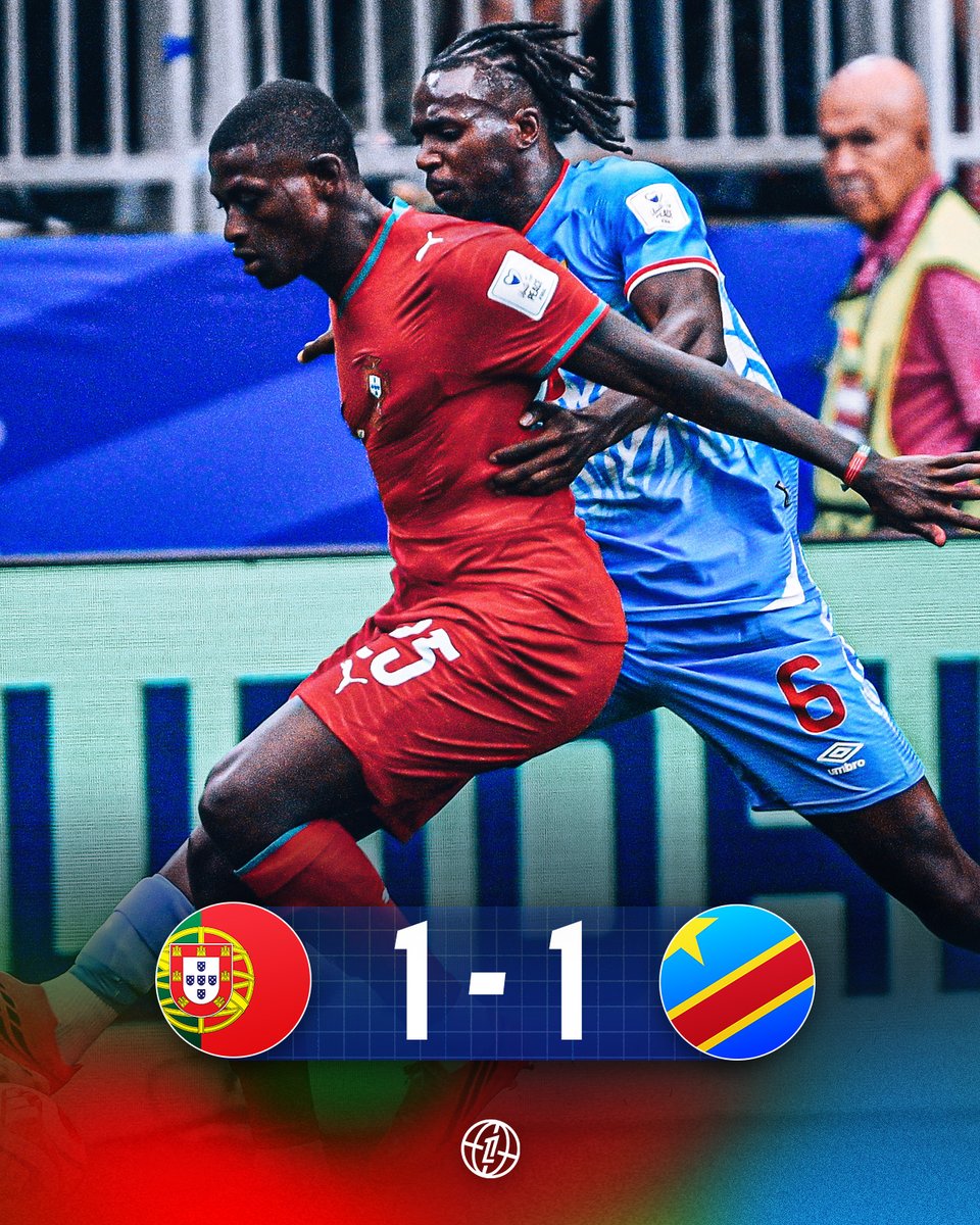 Ligue1_ENG's tweet photo. Portugal &amp; DR Congo share the points in Houston! 🇵🇹🤝🇨🇩 https://t.co/ps57jITfTK