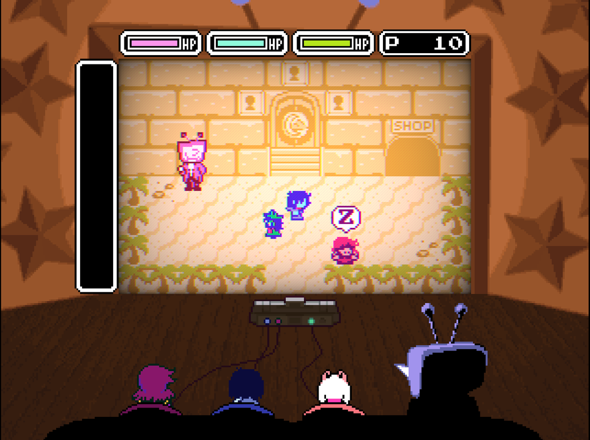 thebigmoop_'s tweet photo. If I was a "there are 4 heroes in the prophecy" believer I would spam this everywhere

there's 4 controller slots on the game console https://t.co/89Gj4fvj6m