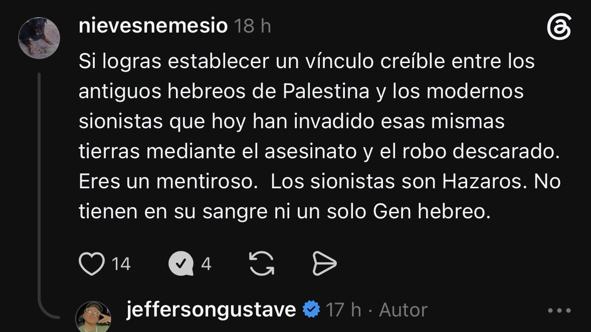 jeffarcila's tweet photo. Es increíble que con un sola foto que publiqué llevando mi nombre Jefferson en hebreo, haya generado tanta susceptibilidad en tanta gente propalestina. Y sí, que tiene que llevar un nombre americano en hebreo: es porque soy un moderno sionista pro Trump (Risas) mucho hate por acá https://t.co/MlTETcfzfY