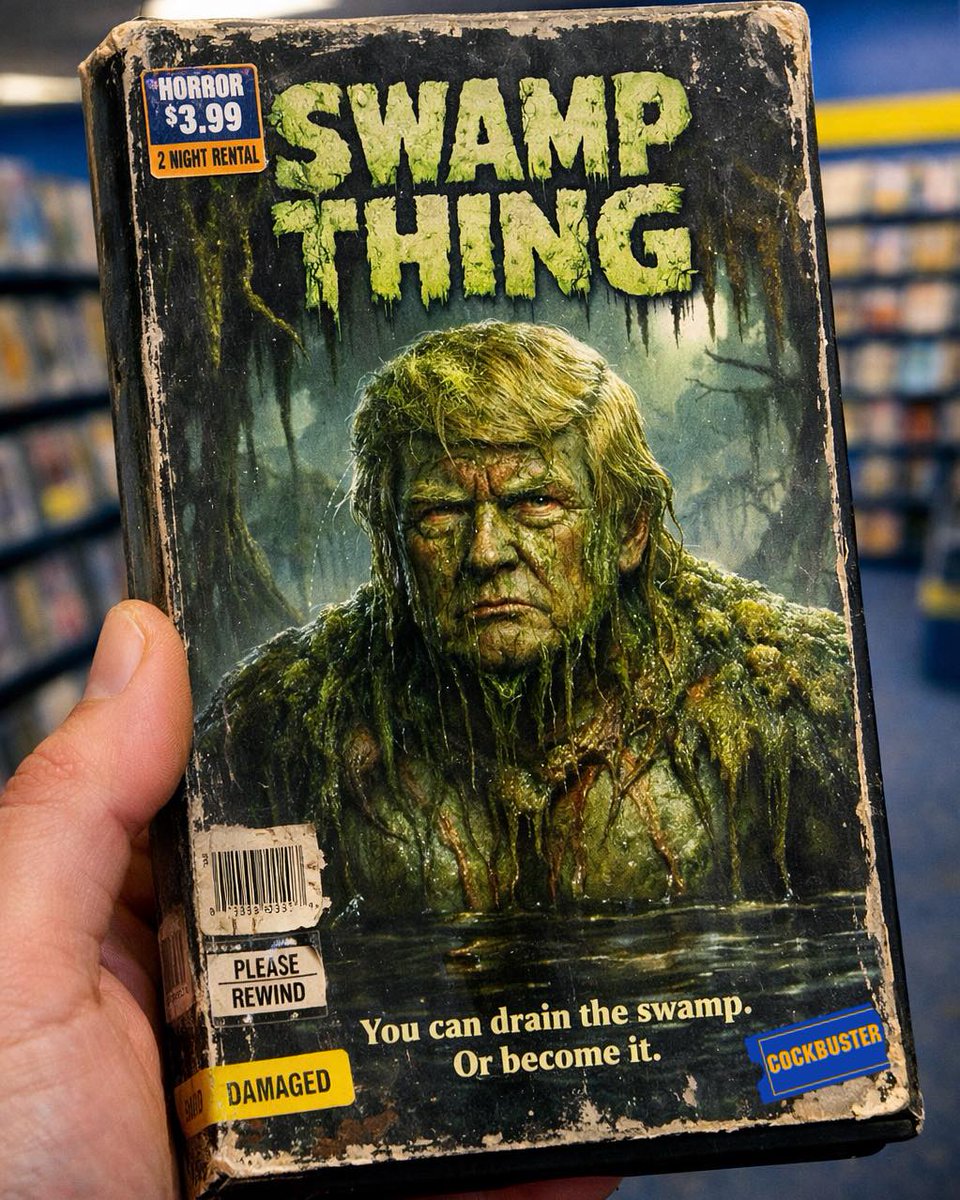 thegreatgig8's tweet photo. @donkoclock He IS the swamp. https://t.co/uH9LXoP1d0
