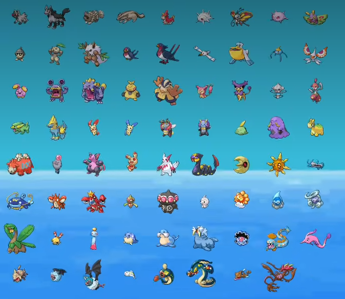 Mk0s_'s tweet photo. @twindrillscompy @abichungus Both share the same sprites so it would be either, the only difference between the 2 games is that they added some new pokemon with the sequel (rest of the hoenn dex, Eelektross, Dragalge, Gastrodon) that haven't been added to the first game yet but will eventually https://t.co/YYFblL4Glj