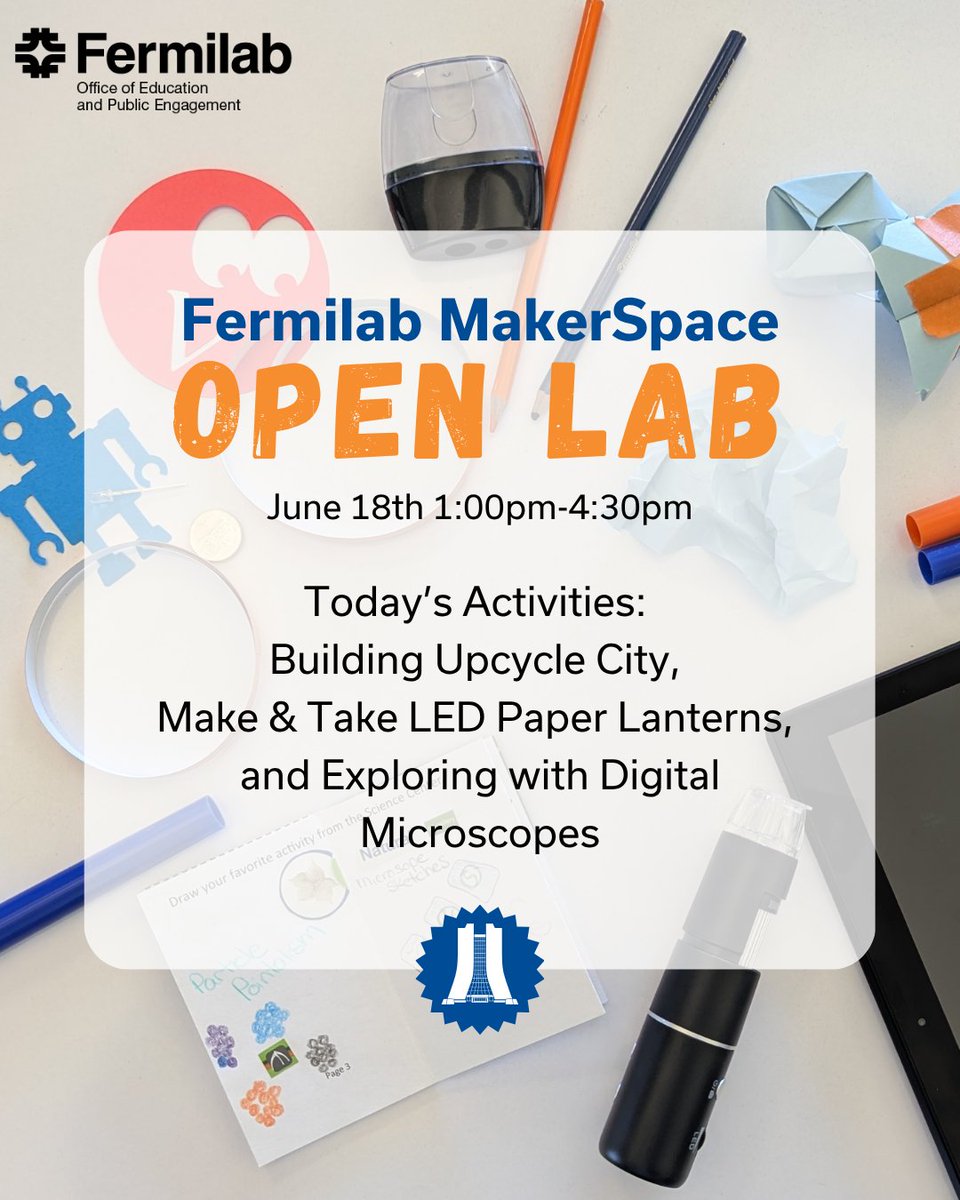 Happening Today! Visitors to the Lederman Science Center are welcome to ...