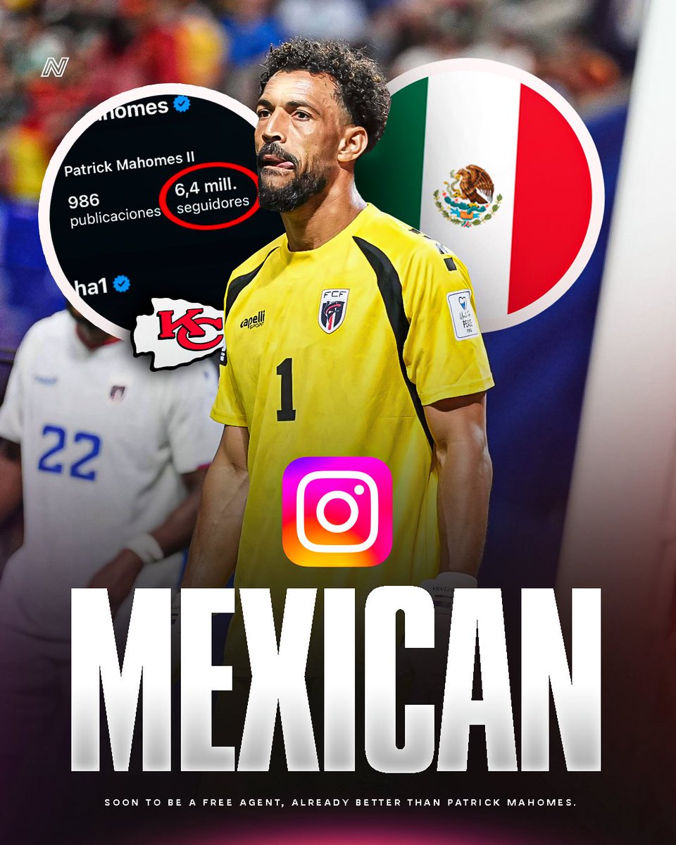 NextMexOficial's tweet photo. THE MOST RANDOM THING YOU’LL SEE TODAY😭

Look at everything Vozinha has experienced after his match vs Spain:

👀 | He reached 10 million followers on Instagram, even surpassing Patrick Mahomes.

🚪 | The Mexican owners of his club, G.D. Chaves, are reportedly close to letting him leave for free so he can sign with any team after his incredible performance.

💵 | Several prestigious clubs are rumored to have shown interest in signing him after the World Cup.

It’s crazy how one World Cup match can change your life.💀