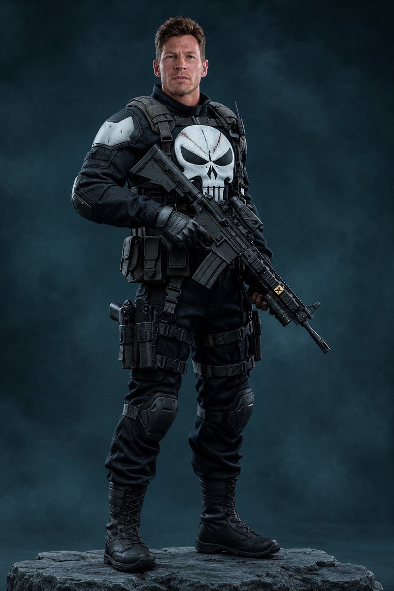 CollinsChadM's tweet photo. Getting that Punisher glow-up 💀 
Thx to @patient0146 @bianchi_carolyn 

Best character, best duds, best van 🚐 

#punisher #marvel #mcu #marvelcomics #thepunisher https://t.co/MTbYnoY08o
