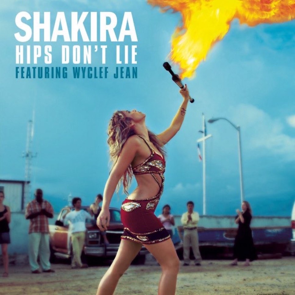 TheePopCore's tweet photo. 20 years ago today, Shakira’s ‘Hips Don't Lie’ with Wyclef Jean reached #1 on the Hot 100. https://t.co/nZSpXIgPza