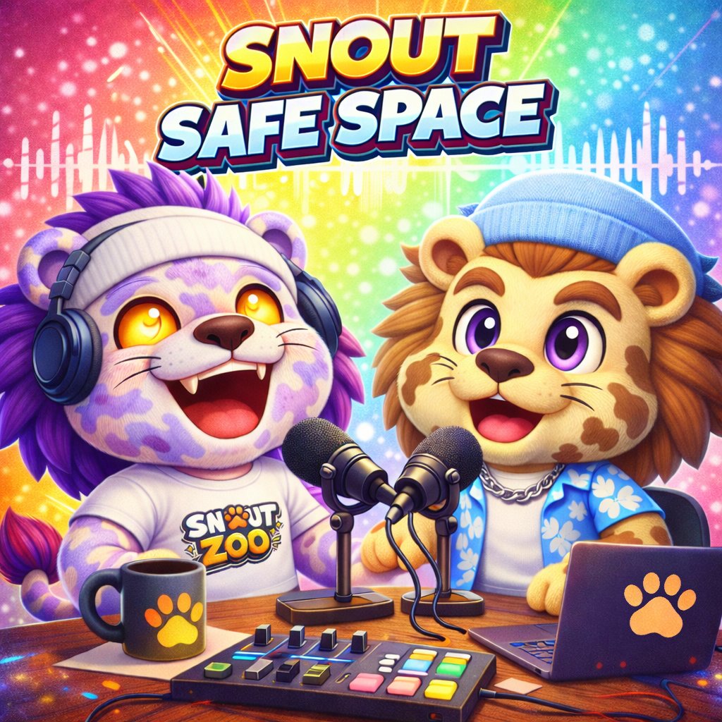 SnoutZoo's tweet photo. Hey Zoo Keepers! 🐢

Just a heads-up that our Snout Safe Space is on today at 5PM EST with@SnoutBearsDon’t forget!! 

Snout Safe Space with @SnoutBears 

Snout Safe Space link 👇 
https://t.co/EZ85jJIokE

#AutismAwareness #JudgementFreeZone #NFTsForAutism #SnoutZoo https://t.co/M7VVBrqgy3