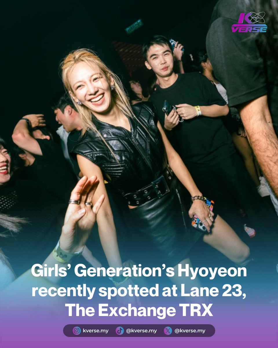kverseMY's tweet photo. 👀 Spotted in KL!

Girls’ Generation’s Hyoyeon was recently seen at Lane 23, The Exchange TRX, sending Malaysian SONEs into a frenzy. 💖✨

Did anyone manage to spot HYO in person? 🫶

#HYOYEON #효연 #GirlsGeneration #SNSD #KVerseMY #TRX https://t.co/19uj8F2Huf