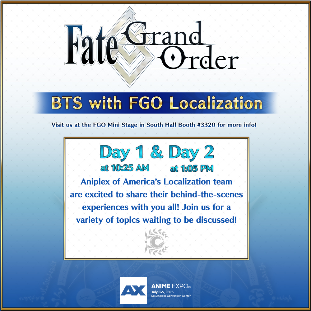 Fate/Grand Order USA tweet media