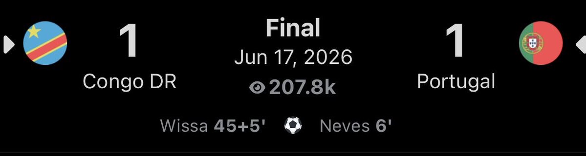 drewxbt's tweet photo. not the result i was expecting for Portugal today but a win is a win 

u2.5 ✅

(2-3) https://t.co/h8lBSdUF9j