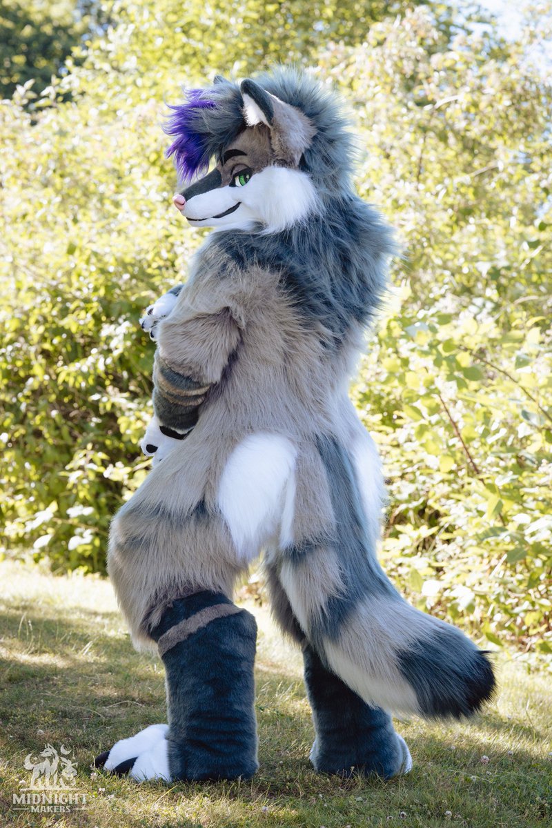 MidnightMkrs's tweet photo. Quite the fluffy lad! Photos of Frisson the fox, all finished! 

Thank you for trusting us with your character, always enjoy making a fox!🙏🦊❤️ https://t.co/I7GhHfP8QD