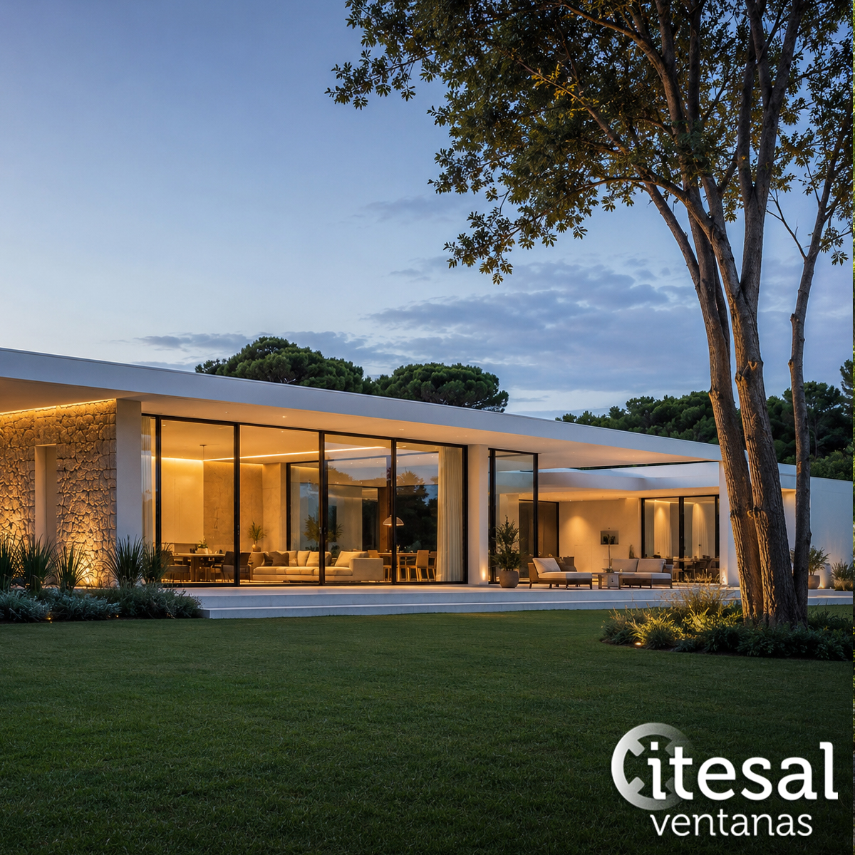 ItesalVentanas's tweet photo. Grandes ventanales de aluminio conectan esta vivienda con el bosque y la cascada, inundando cada estancia de luz natural. Diseño contemporáneo, máxima transparencia y eficiencia energética para disfrutar del paisaje sin renunciar al confort durante todo el año. Siempre brillante. https://t.co/buzlmF0kTW