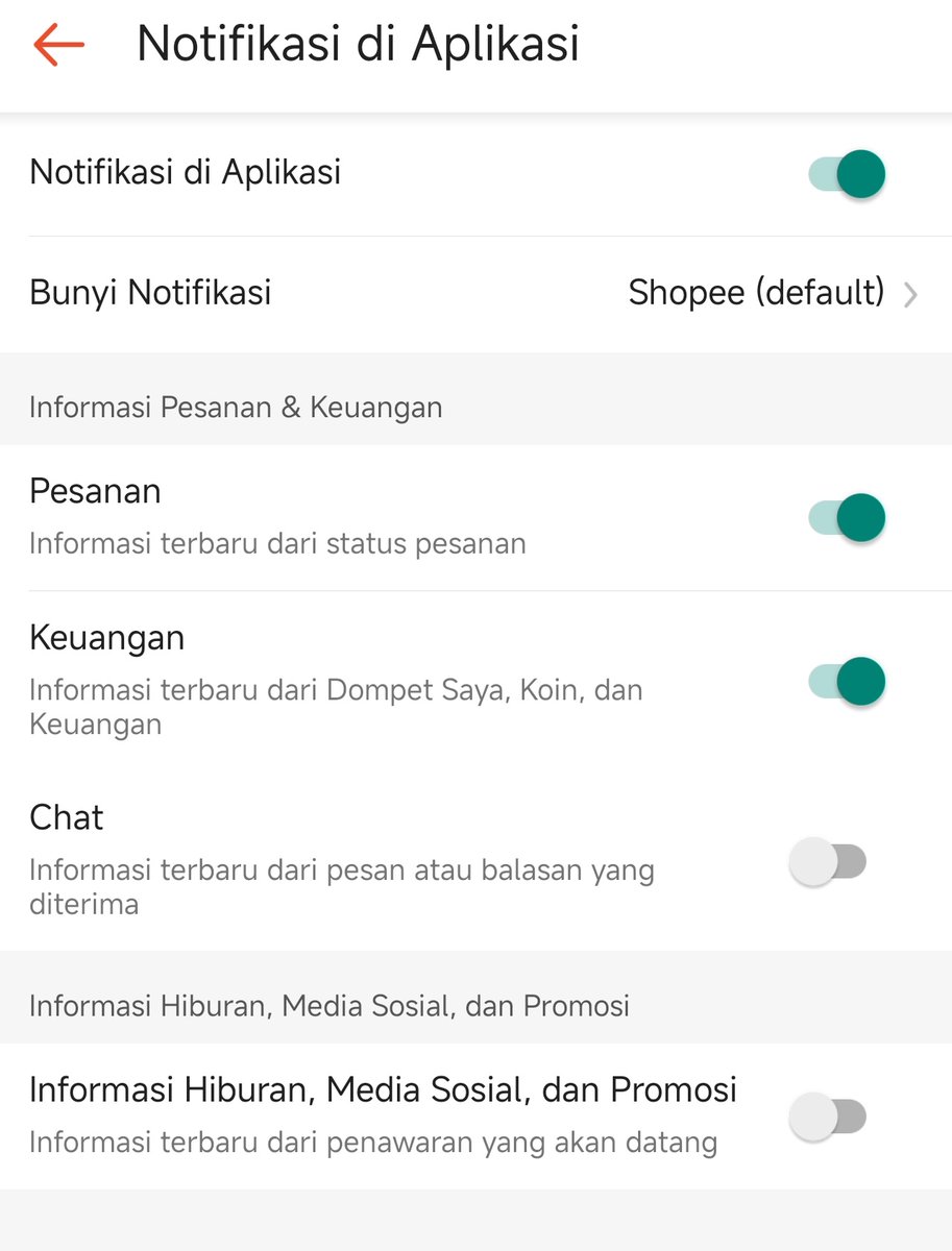 leyyom's tweet photo. matiin notif iklannya gimana ya mek @ShopeeID https://t.co/ZaFOMVz9jS