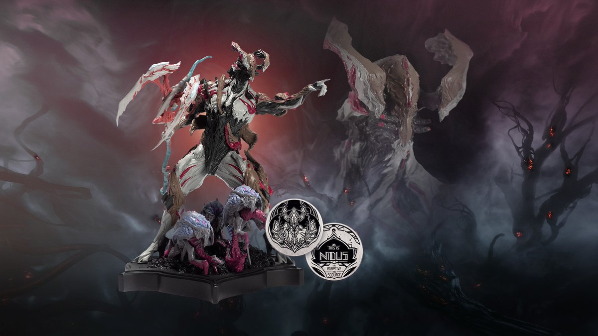 PlayWarframe's tweet photo. The Infestation is spreading. Your shelf is next.

The Nidus Collector’s Statue is now available for pre-order while supplies last! Get yours now: https://t.co/Na8ZSp7bWH https://t.co/TYsrcJ1HUq