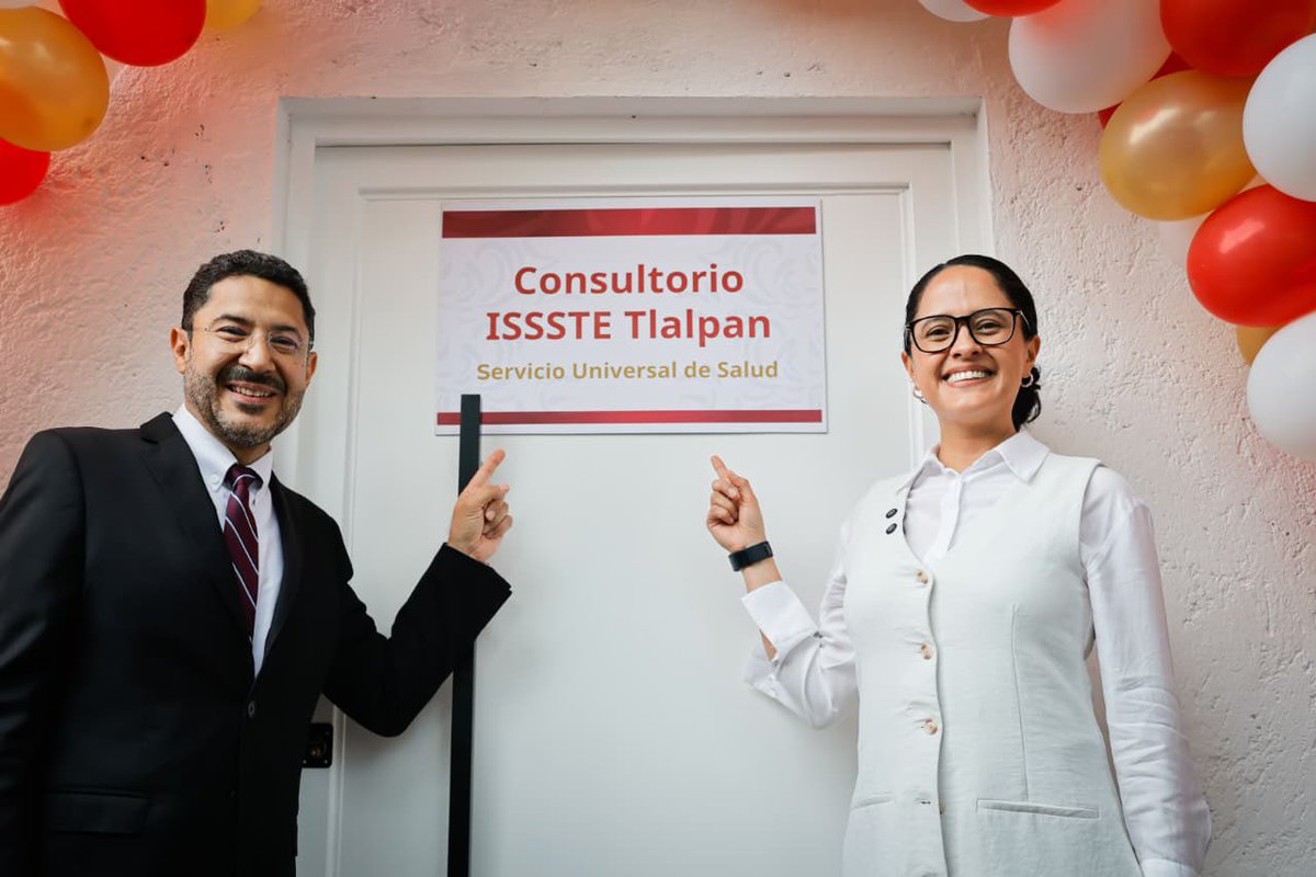 IsssteZNorte's tweet photo. 📰 #COMUNICADO
Inaugura Martí Batres nuevo consultorio del ISSSTE en la Alcaldía Tlalpan.
🔗https://t.co/EWaUdxRrhx https://t.co/4MFkGFYZym