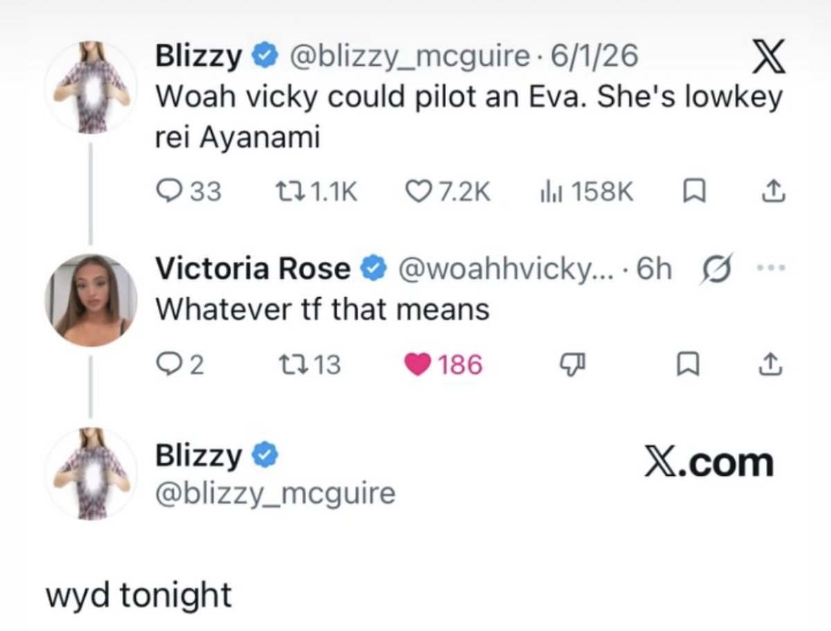 iscarabaid's tweet photo. @tianaXTC Get in the eva, woahvicky. https://t.co/DR7BKIAqUk