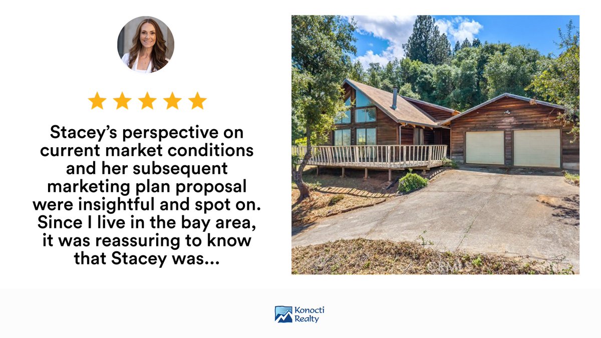 StaceyMattina's tweet photo. My latest RateMyAgent review in Clearlake Riviera.
DRE 01179551
https://t.co/xni7FoY14L

...
#ratemyagent #realestate #KonoctiRealty https://t.co/sDGsFpEm5b