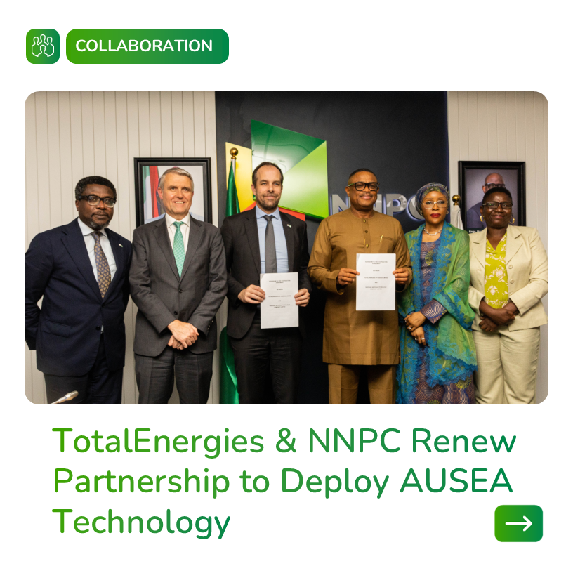 TotalEnergiesNG's tweet photo. 🌍 Lower Emissions. Smarter Energy.

TotalEnergies EP Nigeria and NNPC Limited have officially renewed their cooperation agreement for another 24 months, accelerating efforts to mitigate methane emissions. https://t.co/gEF47y229u