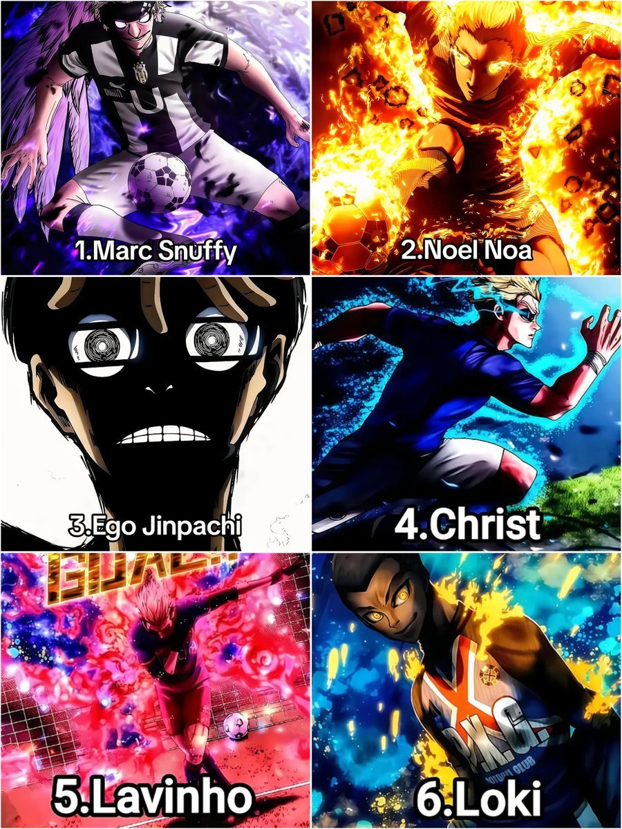 AnimexTwts's tweet photo. TOP 6 https://t.co/wPSVSS4Y1T