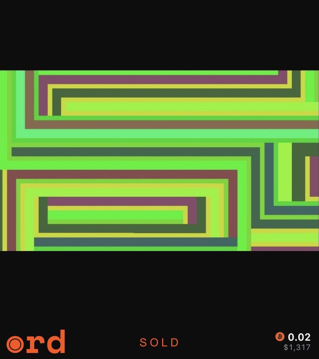 ord_net's tweet photo. There are only 4 “Warp” pieces in the entire @ModalL0gic collection 👀

And one was just collected on ◉RD 🫡

Rare Art on Bitcoin 🔥 https://t.co/pqC0TPjymz