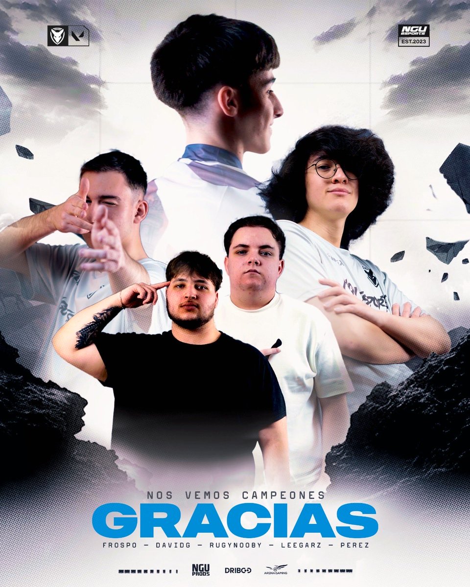 NGU_eSports_'s tweet photo. Hoy toca dejar marchar a nuestro roster de valorant. Solo tenemos palabras de agradecimiento hacia vosotros, gracias por hacernos disfrutar de cada ronda vuestra.

Esta siempre será vuestra casa🦘

#WeNGU💙 https://t.co/f8Y5S93dJd