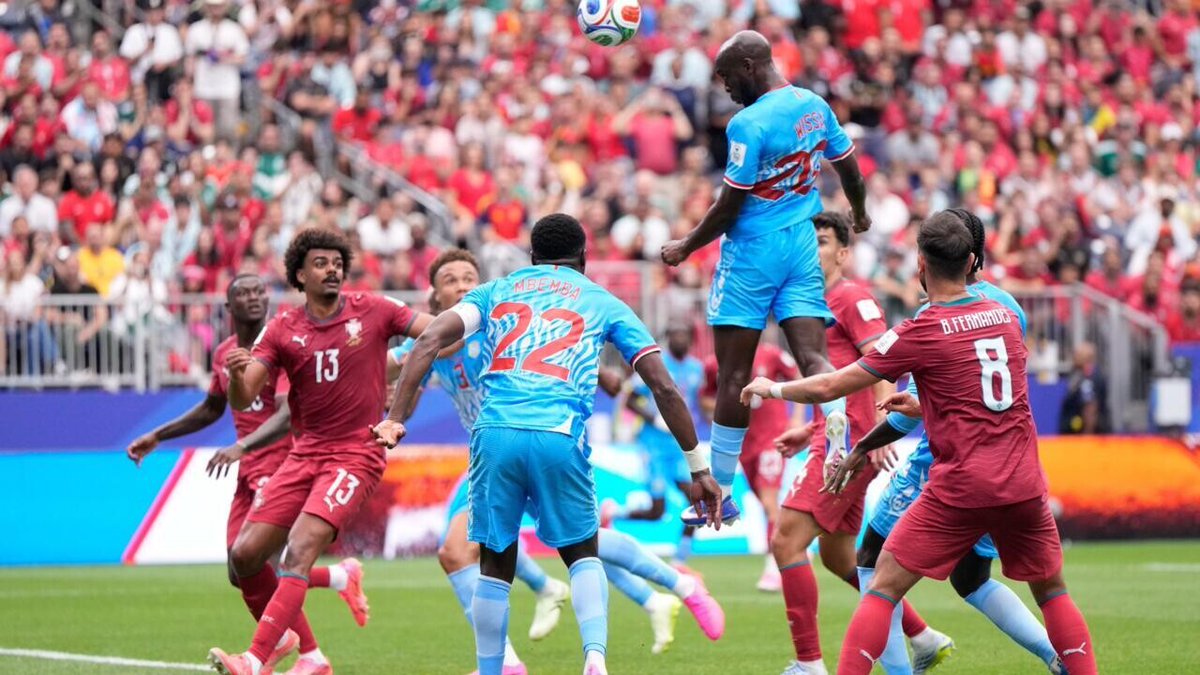 RFI's tweet photo. Coupe du monde 2026: la RD Congo tient tête au Portugal
➡️ https://t.co/gPpeFvbOhe https://t.co/g2iUGI4czk