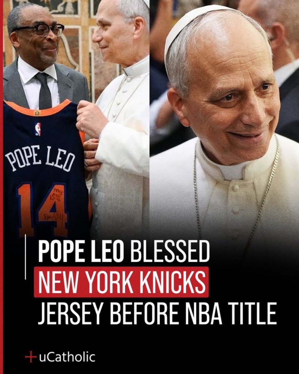 BillyBaldwin's tweet photo. The Knicks should go to the Vatican instead of the White House.
💙🏀🧡🗽🌆🔥⛹🏼‍♂️🏆🙏🏽 ✝️ https://t.co/LcsfQREZuK