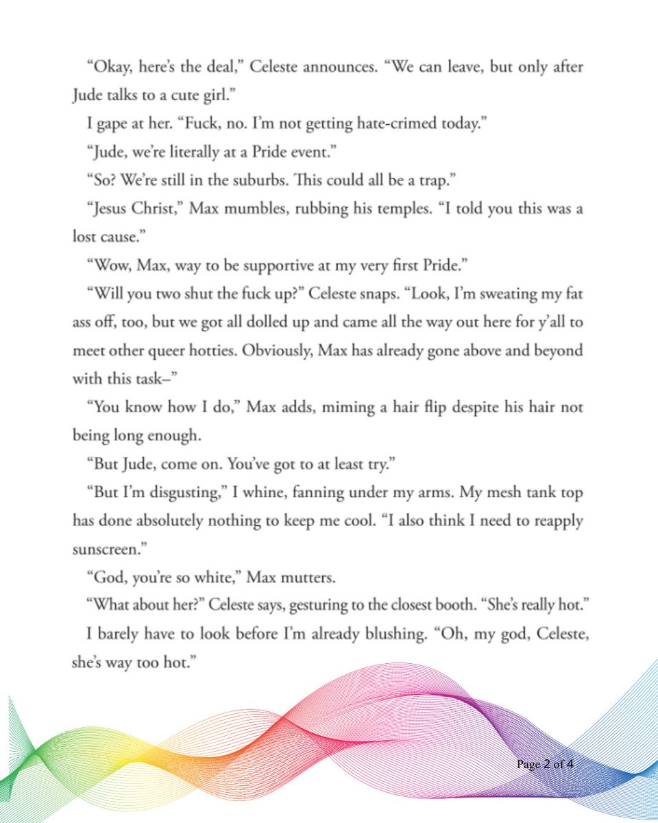 amy_bailey_'s tweet photo. In honor of pride month, here's a flashback scene of Jude's first Pride from my upcoming novel, PRACTICALLY UNDECLARED! Available on Amazon on Friday 6/19! Preorder now on Kindle! #queerYA #queerbooks #pridemonth #firstpride https://t.co/ls3UxErs9e