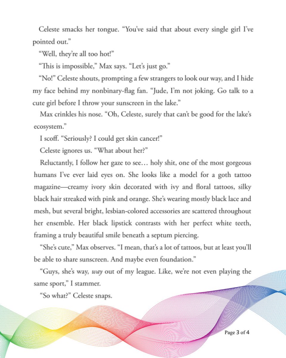 amy_bailey_'s tweet photo. In honor of pride month, here's a flashback scene of Jude's first Pride from my upcoming novel, PRACTICALLY UNDECLARED! Available on Amazon on Friday 6/19! Preorder now on Kindle! #queerYA #queerbooks #pridemonth #firstpride https://t.co/ls3UxErs9e