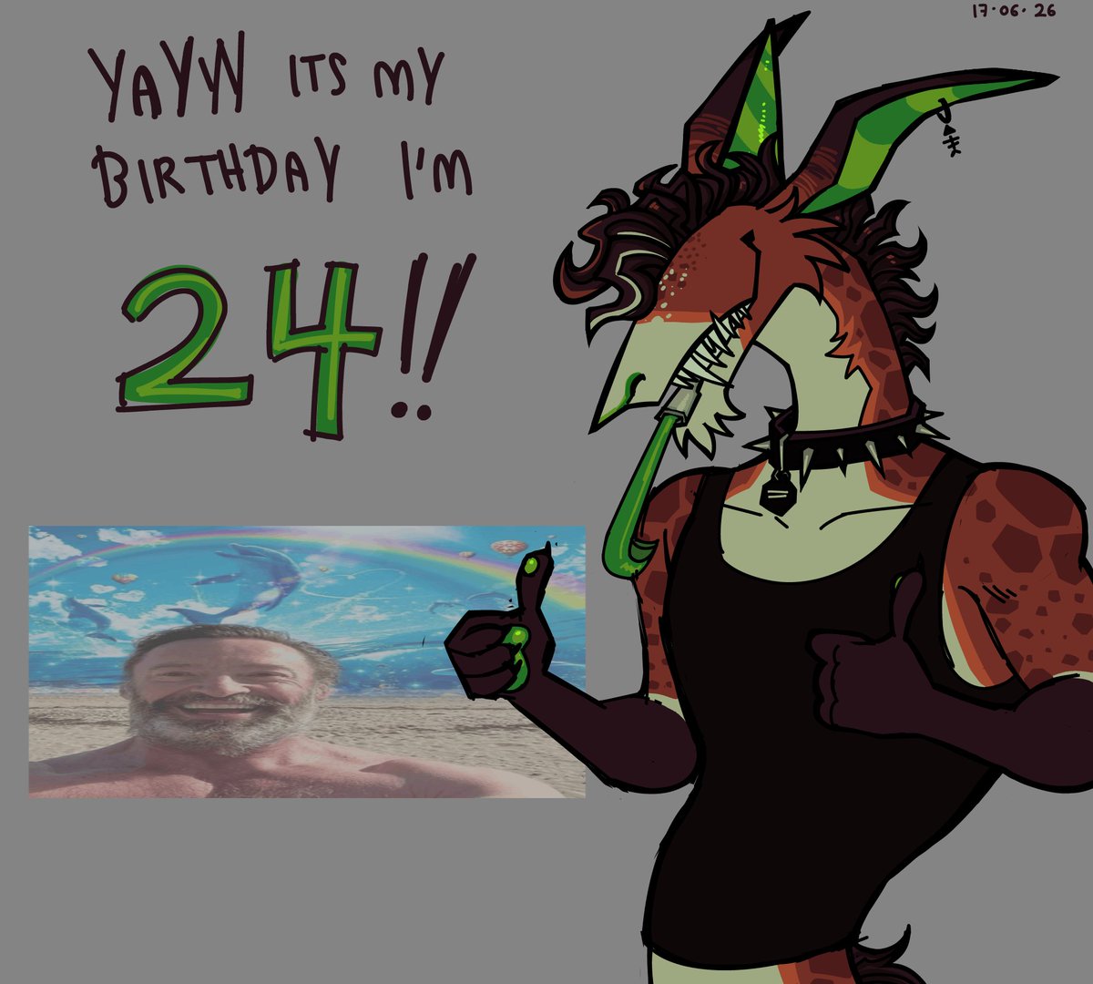 notyourfunnyman's tweet photo. hi its my birthday https://t.co/A099guX6vY