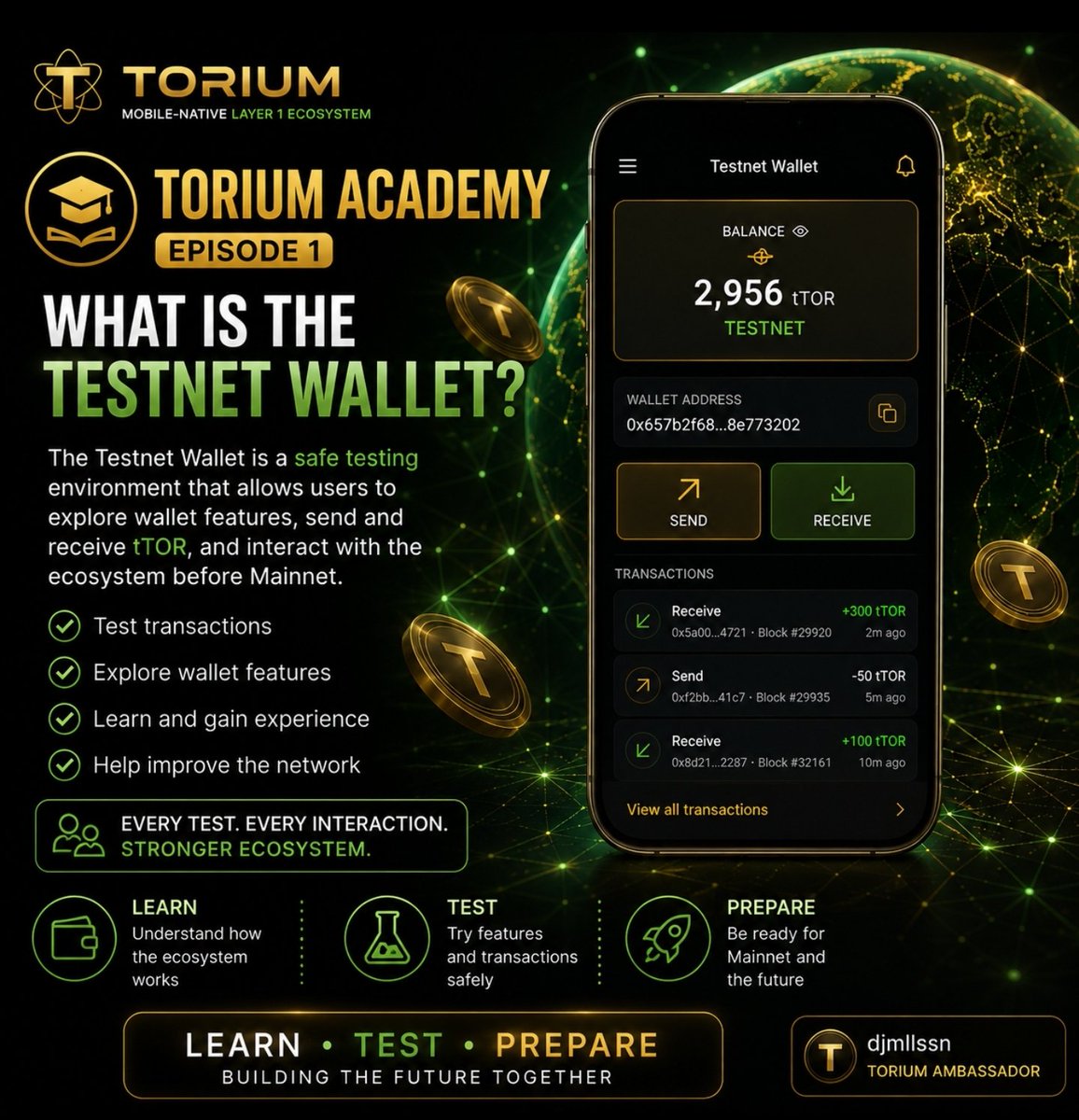 DJMLLSSN | Torium Ambassador tweet media