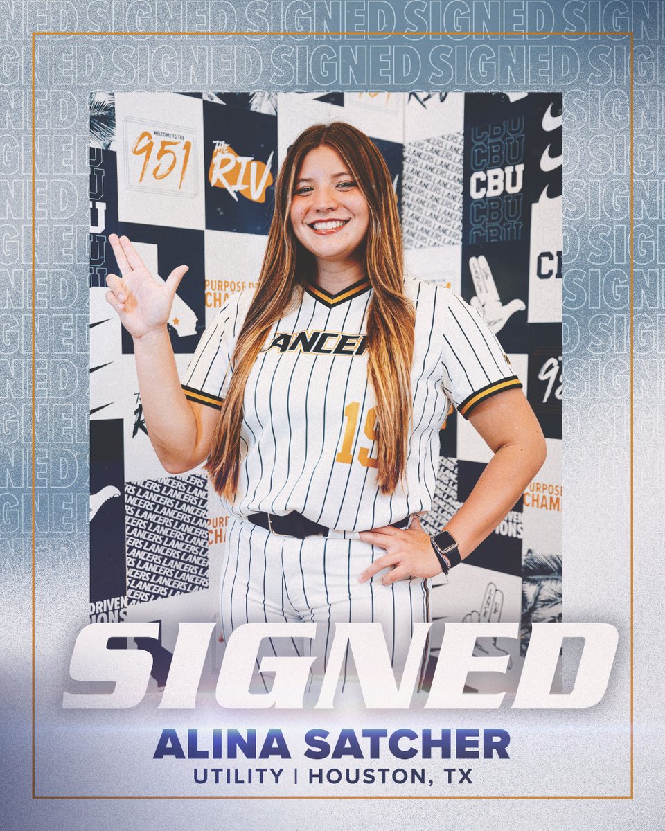 CBUSoftball's tweet photo. 𝐖𝐄𝐋𝐂𝐎𝐌𝐄 𝐓𝐎 𝐓𝐇𝐄 𝐑𝐈𝐕 🌴

✍️ Alina Satcher
🥎 Utility
📍 Houston, TX

#LanceUp⚔️ https://t.co/bCQC3ooIc5