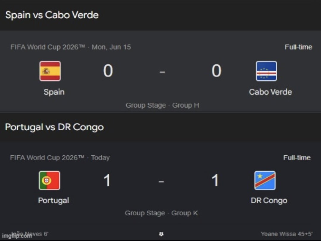 _adrielsegura's tweet photo. El Mundial es la Eurocopa pero con Argentina, Brasil, Cabo Verde y República Democrática del Congo. https://t.co/PyV925r3rx