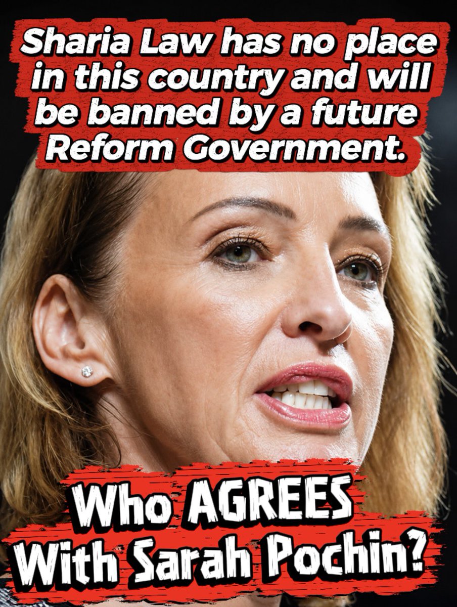 benonwine's tweet photo. Under Sharia Law, women are treated as second-class citizens, and by allowing Sharia courts to exist, the state is effectively sponsoring the abuse of women.

We will not tolerate it, and we will not allow a parallel legal system to operate in this country. SPOT ON!!!!!!!👏👏👌 https://t.co/HBevpOiUfI