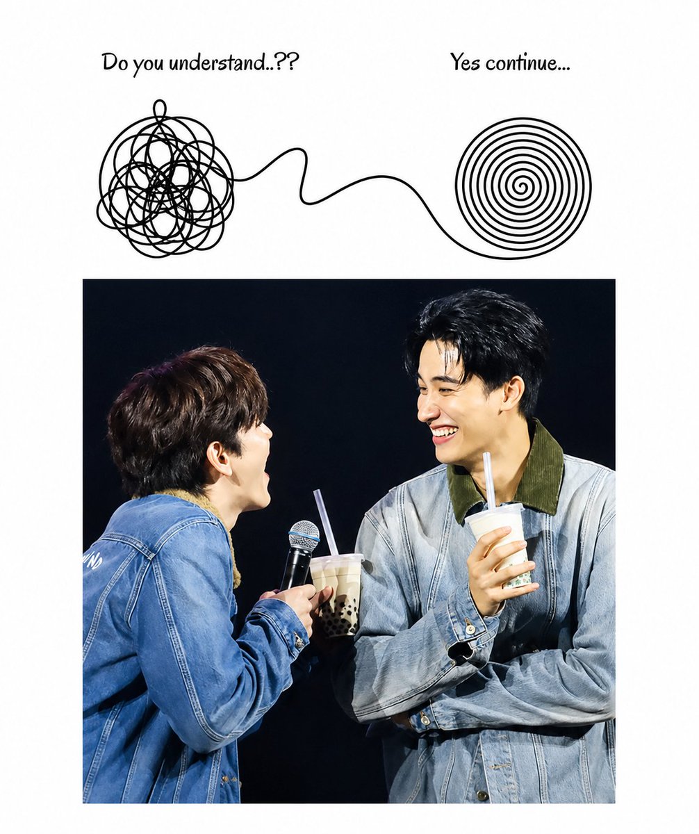 Palak070's tweet photo. #เตนิว #TayNew 
#Tawan_V #Newwiee

I don't know what to call it—friendship, soulmates, telepathy, or just TayNew being TayNew.

All I know is that one look is enough for them to have an entire conversation. https://t.co/pmRoeIQLYQ