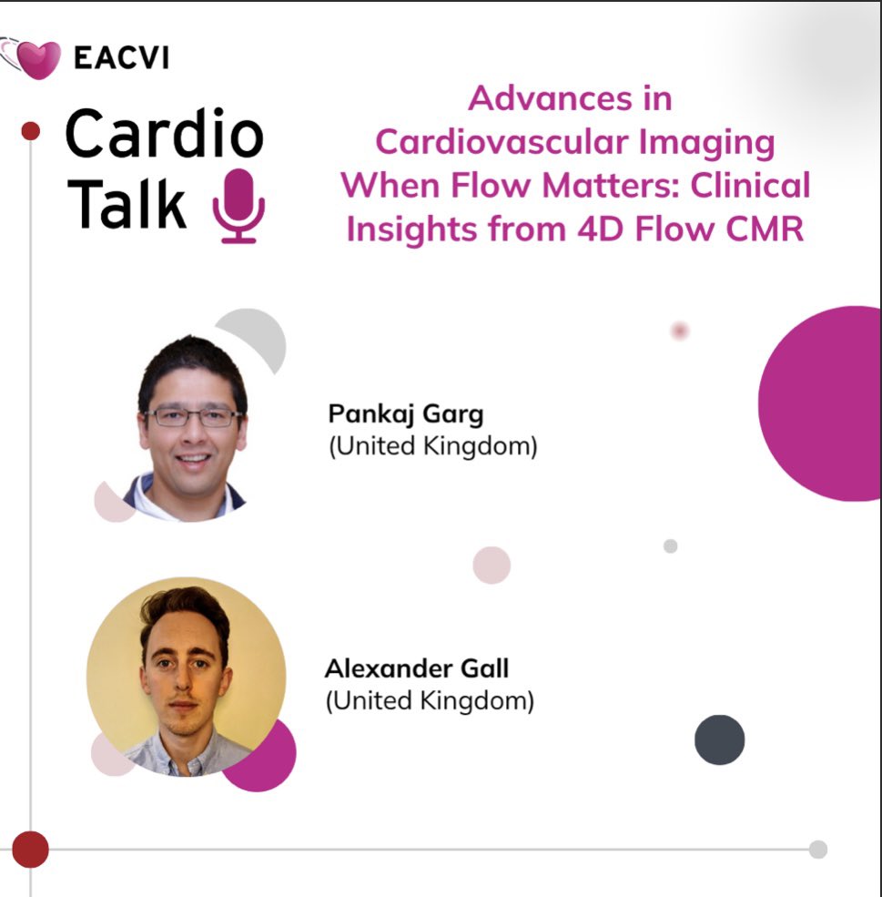 EACVIPresident's tweet photo. 🎙️ EACVI CardioTalk Ep032 | Advances in Cardiovascular Imaging

When does flow matter in cardiovascular imaging?

Join Dr Alexander Gall and Prof @HEARTinMagnet as they discuss Clinical Insights from 4D Flow CMR and explore the evolving role of cardiovascular magnetic resonance in mitral valve disease.

🫀 In this episode, they review key findings from their recent article published in the European Heart Journal and discuss how 4D Flow CMR can enhance our understanding and assessment of valvular heart disease.

📖 Read the article:
https://t.co/49NH7ORIwM

🎧 Listen to the podcast:
https://t.co/xNCgNwxxy2

@rafavidalperez @YBououdina @MSBBrandao @ydaryani @Elizabeth_antos @pfelissamburu @CharlesFauvel @alexsfelixecho @galzeranod @andgiannopmd @hrt01a @WilliamKokFaiK1 @M_Marwan_ @drahmedmohsen85 @aniela_petrescu @benayozbay @slumberbell @senguptasp @ElizabetaK10533 @samsrivastava77 @MihaiTrofenciuc @C_VanDeHeyning @drozgeozden @Giulia_Vinco @VazyurVasquez 

#EACVI #CardioTalk #CMR #4DFlowCMR #CardiovascularImaging #MitralValveDisease #EHJ #Cardiology #MedEd
