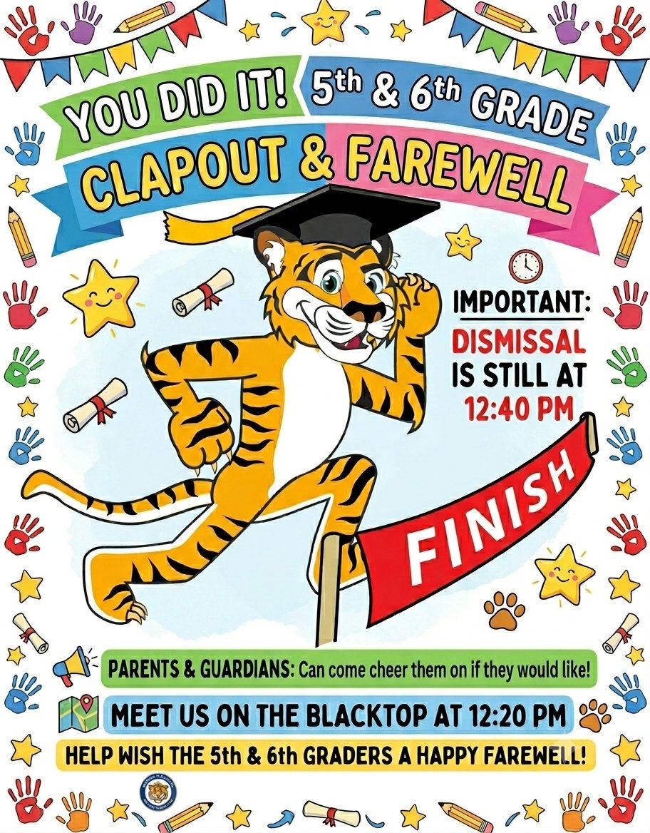 north_dover's tweet photo. Our Tigers have grown, laughed, learned, and left their mark on North Dover in the best way. π―π
Tomorrow is our final celebration of their journey, their friendships, and the bright futures ahead of them. We are so proud of our 5th & 6th graders! π
#ROARwithPurpose https://t.co/TzoosPkboQ