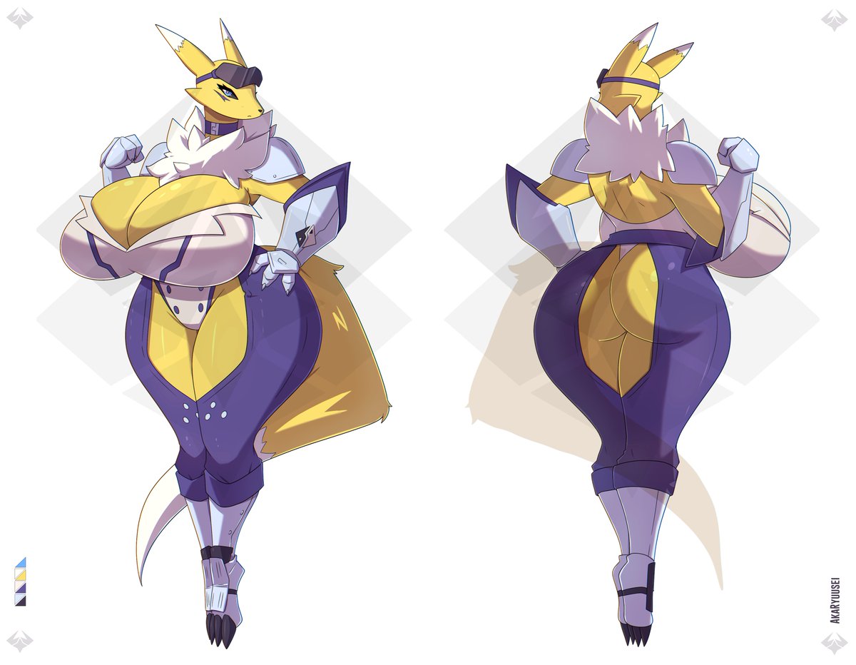 AkaRyuuseiFs's tweet photo. MachRenamon, Adopted by @Brewbolt 

sfw https://t.co/o8pC6BJBTn