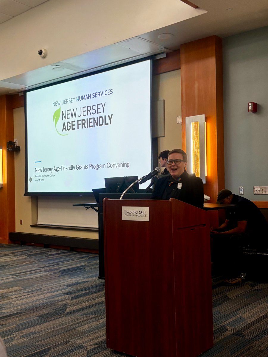 NJDHS's tweet photo. Great discussions at New Jersey's Age-Friendly Grants Program Convening, where leaders and partners came together to strengthen communities for older adults. Dep. Cmr. @KayleeMcGuire_ highlighted the importance of collaboration in advancing age-friendly initiatives across N.J. https://t.co/2xjMuA8kly