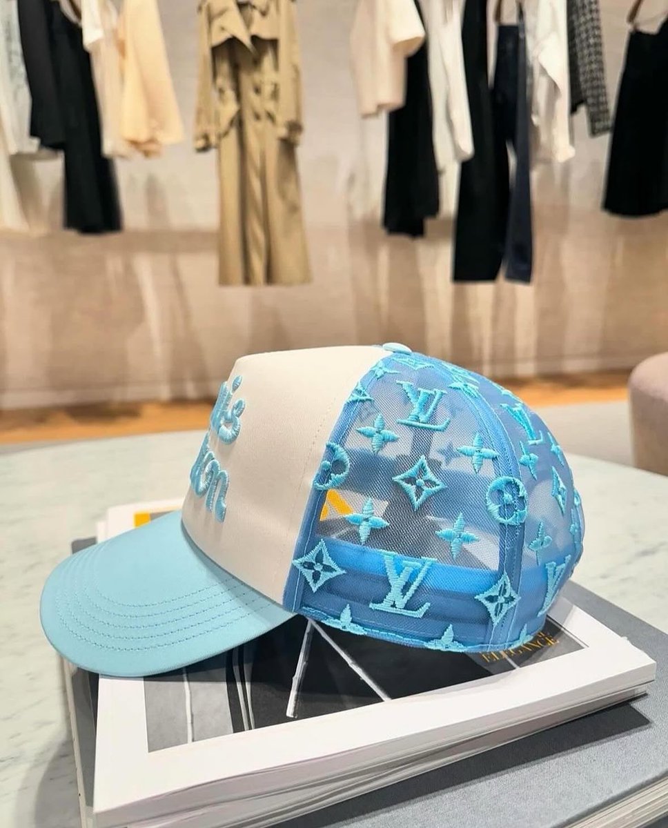 Shtreetwear's tweet photo. Louis Vuitton Trucker Hat by Tyler, the Creator https://t.co/A23jdqmJ3M