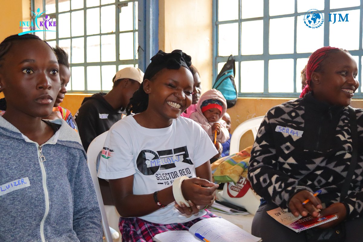 InuaKike's tweet photo. Day 2 of our Life Skills Refresher Training in Korogocho focused on Sexual &amp; Reproductive Health, creating safe spaces for girls to learn, ask questions, and build confidence in their rights and wellbeing. #SheRisesBeyondViolence #SRHR #GirlsEmpowerment #InuaKike #EndGBV @IJMDE https://t.co/uzXm4O6G98