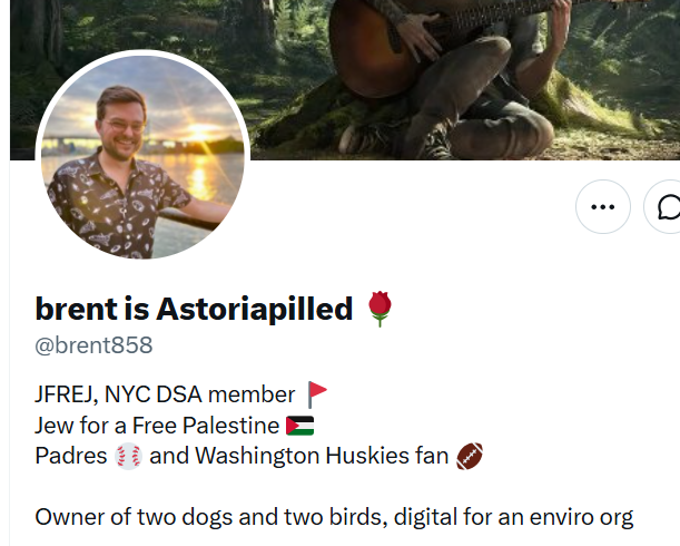 Wilson__Valdez's tweet photo. Dems have a major image problem among men and are seen as 'un-masculine' and then every DSA person looks exactly like this guy. And despite the DSA people actually hating Dems, they get held up as 'representative' of Dem males. 

The Soy Boy demo but in real life. It's a real problem, given that most of politics now is just bullshit vibes.