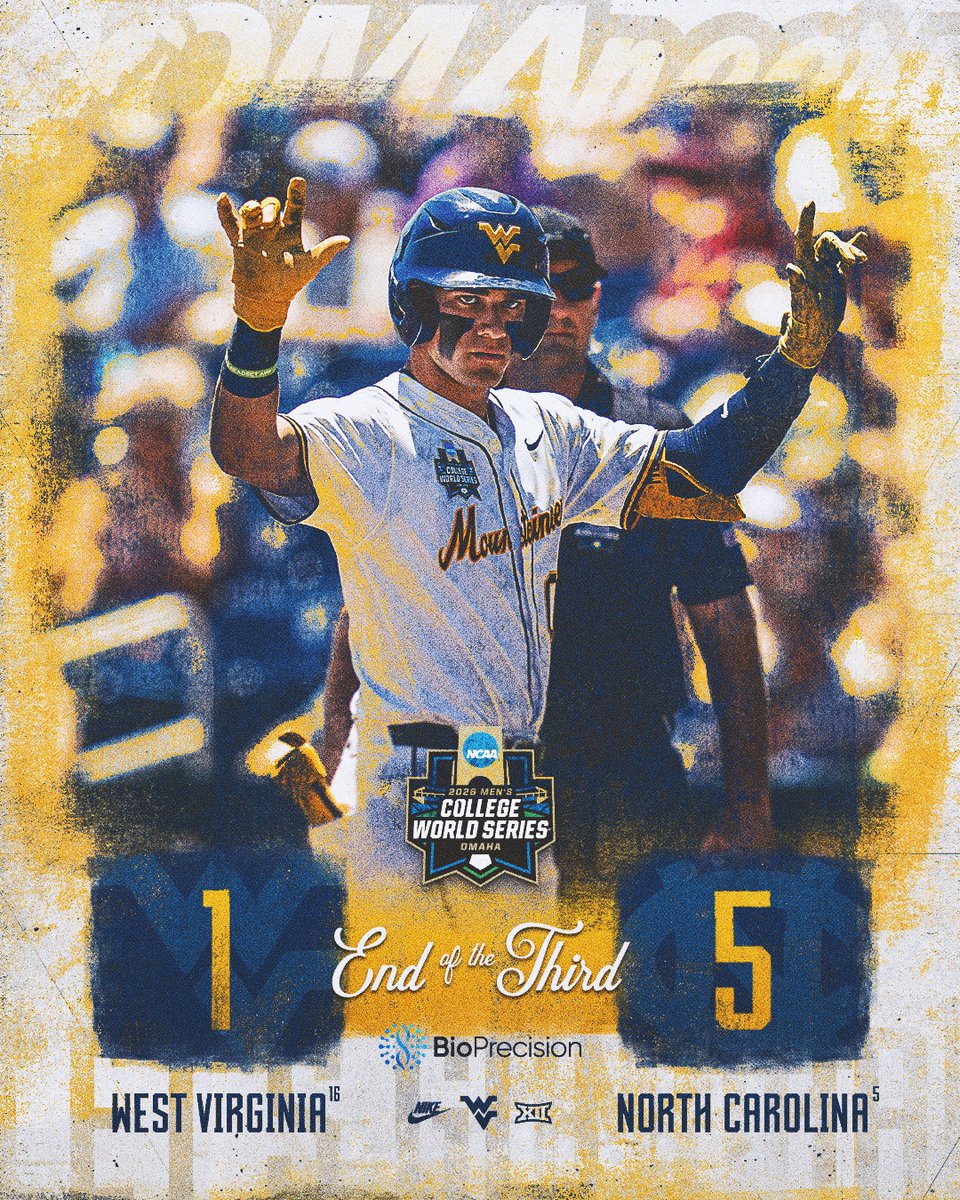 WVUBaseball's tweet photo. After 3️⃣

#HailWV https://t.co/gIX4L2WTcx