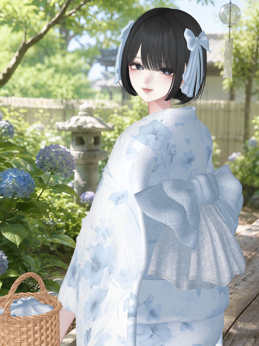 onakasuita_0413's tweet photo. おはよう～🎐紫陽花のイントネーション
ずっと、ア⤴ジサイ↘て言ってた

#Shinra3D https://t.co/10foSgv40b