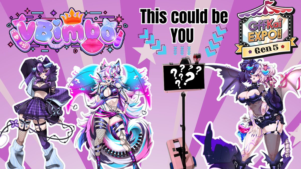 VBimboOfficial's tweet photo. ‼️BIMBOT APPLICATIONS OPEN‼️

~ Want to go to Offkai, but sadly cant go IRL?~ 🤔

Well Does VBimbo have the opportunity for YOU!!!

VBimbo has our very own ROBOT! The BIMBOT!!! ❤️

If accepted! ITS FREE!  😊

   ⬇️Fill Out the Form Below!!!! Closes JULY 1ST ⬇️