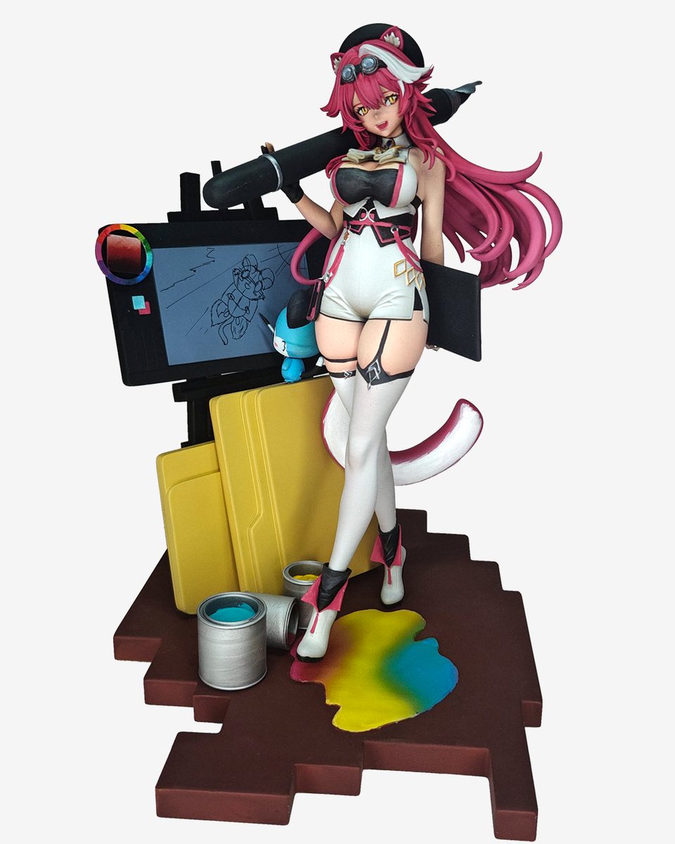 isantafer's tweet photo. Painted this figure of Raora by @FigureKuru #RaorArt https://t.co/vbc9gdIYiZ