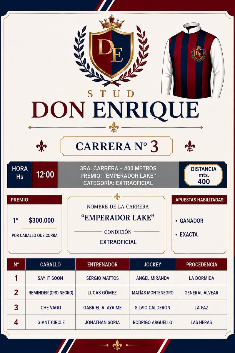 studdonenrique's tweet photo. Para ustedes con mucho amor; programa oficial y completo ❤️ https://t.co/KGw6B5GNFI
