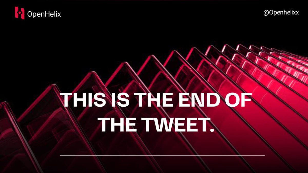 Openhelix tweet media