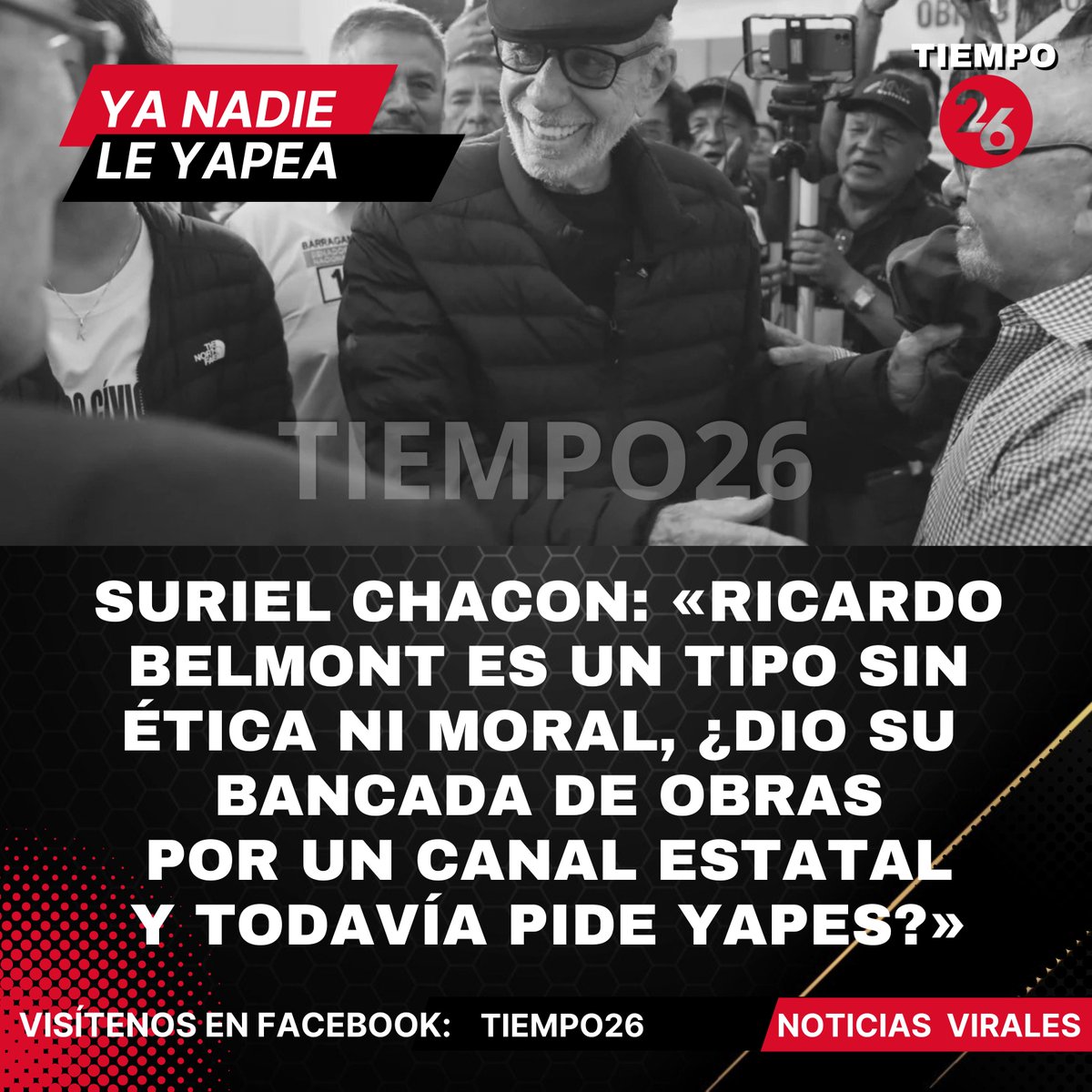suriel's tweet photo. ⚫🔴¿CAMBIÓ UNA BANCADA EN EL SENADO POR UN CANAL ESTALTA?
Suriel Chacon señala en su podcast Pico & Café lo siguiente: «Supongo que será triste para Belmont ser un individuo que, a estas alturas, ya nada ni nadie ve en sus lives que suele hacer: y lo mejor de todo, es bueno que él mismo se haya sacado la careta, después de haberle solicitado a Sánchez un canal estatal ¿a cambio de un una banca en la diputación y en el senado? ¿Eso no configura delito? En todo caso, debería de tipificarse; porque ello fue desfachatado, sin duda: Belmont es un tipo sin moral ni ética y debería de ser proscrito de la política y esa es mi opinión»