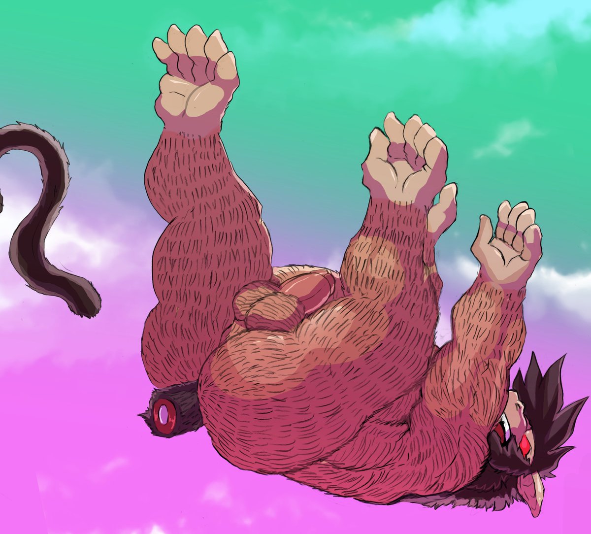 OozaruFan's tweet photo. Oozaru art by Sellon https://t.co/9JTakwsjJl